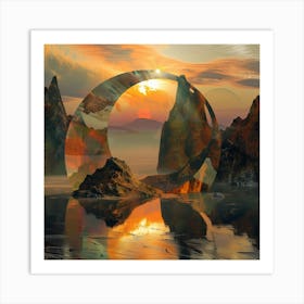 Ring Of Fire Art Print