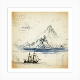 探検の航海 Voyage Of Exploration (X) Art Print