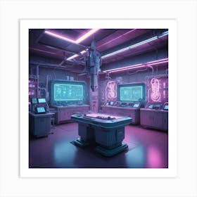 Futuristic Room Art Print