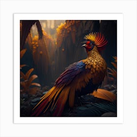 Golden Pheasant Art Print