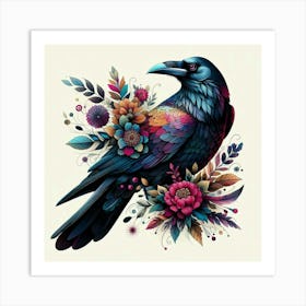 Crow 12 Art Print