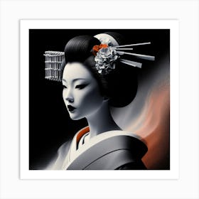 Japan Geisha Visual 113 Art Print