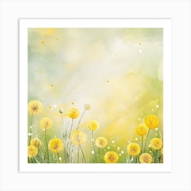 Dandelions 1 Art Print