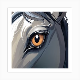 Horse'S Eye Art Print