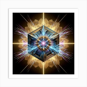 Fractal Cube 2 Art Print