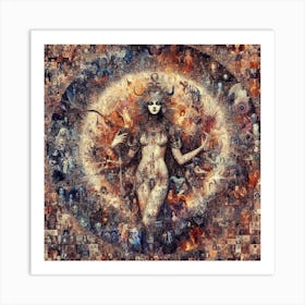 Goddess Of The Underworld Art Print