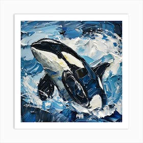 Orca Whale 3 Art Print