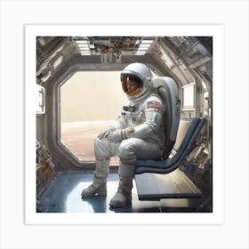 Astronaut In Space 9 Art Print