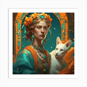 Lady With An Ermine 1 Art Print