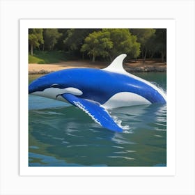 Insolito Delfin Art Print