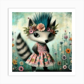 Punk animal Art Print