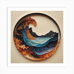 Great Wave 12 Art Print