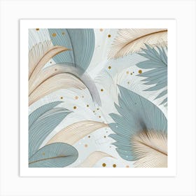 Palm leaves 9 Art Print