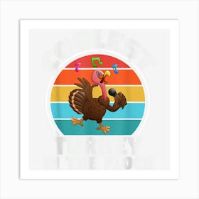 Thanksgiving For Boys Toddlers Coolest Turkey Art Print