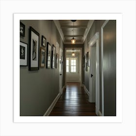 Hallway Stock Videos & Royalty-Free Footage 7 Art Print