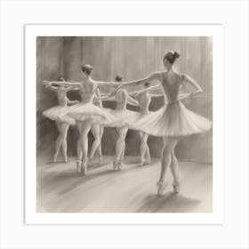 Ballet Dancers Art Print