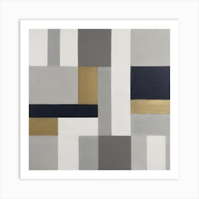 Abstract Squares Art Print