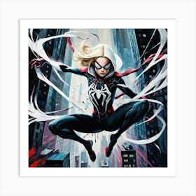 Spider - Woman 3 Art Print