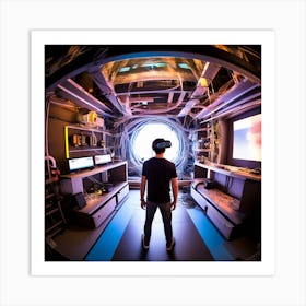 Vr Headset 19 Art Print