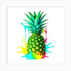 Pineapple Painting Art Print