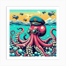 Octopus 4 Art Print