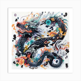 Dragon Painting 3 Art Print