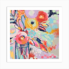 A Warm Summers Day Square Art Print
