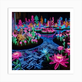 Magical Garden V3 Art Print