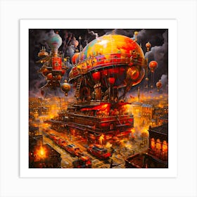 Red Dream 1 Art Print