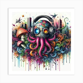 Octopus 30 Art Print