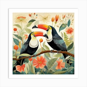 Bird In Nature Toucan 2 Art Print