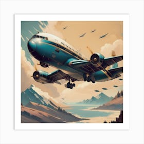 Air Travel Art Print