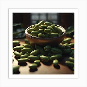 Green Beans In A Bowl 5 Art Print