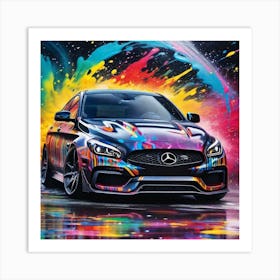 Mercedes Benz Cls Art Print