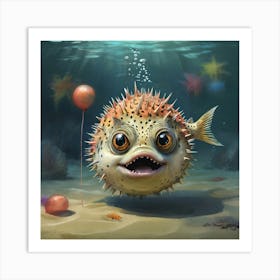 Puffer Fish 6 Art Print