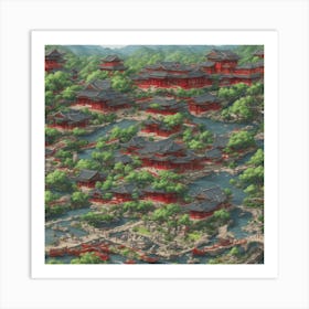 Chinese Village Art Print