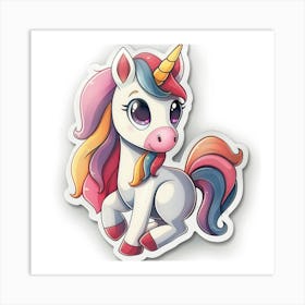 Unicorn Sticker 81 Art Print