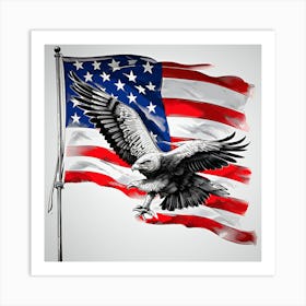 American Eagle 4 Art Print