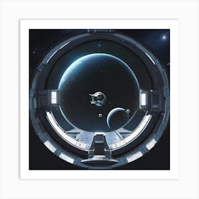 Space Station 55 Art Print