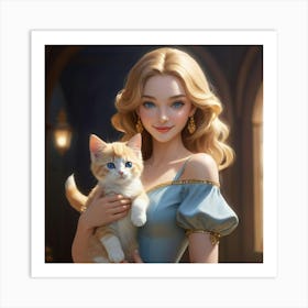 Cinderella 140 Art Print