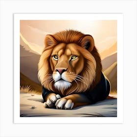 Lioness Art Print