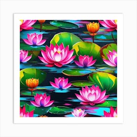 Lotus Flower 27 Art Print