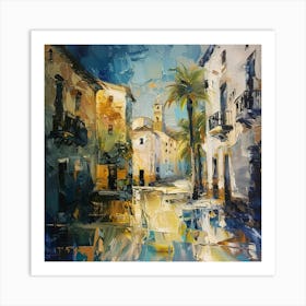 Street In Spain 1 Art Print