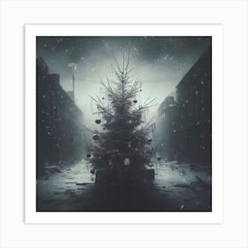 Christmas Dark Mood Art Print