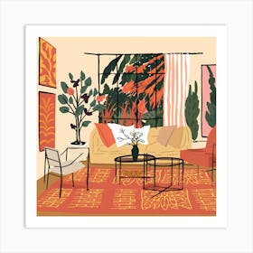 Living Room 3 Art Print