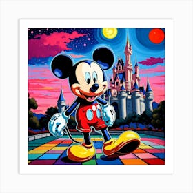 Mickey Mouse 8 Art Print