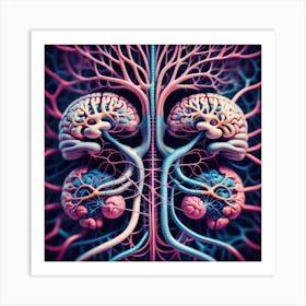 Brain And Nervous System 25 Art Print