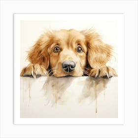 Golden Retriever 8 Art Print