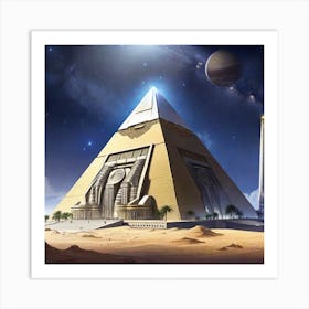 Pyramid Of Giza 5 Art Print