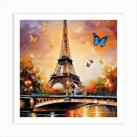 Paris Eiffel Tower 80 Art Print